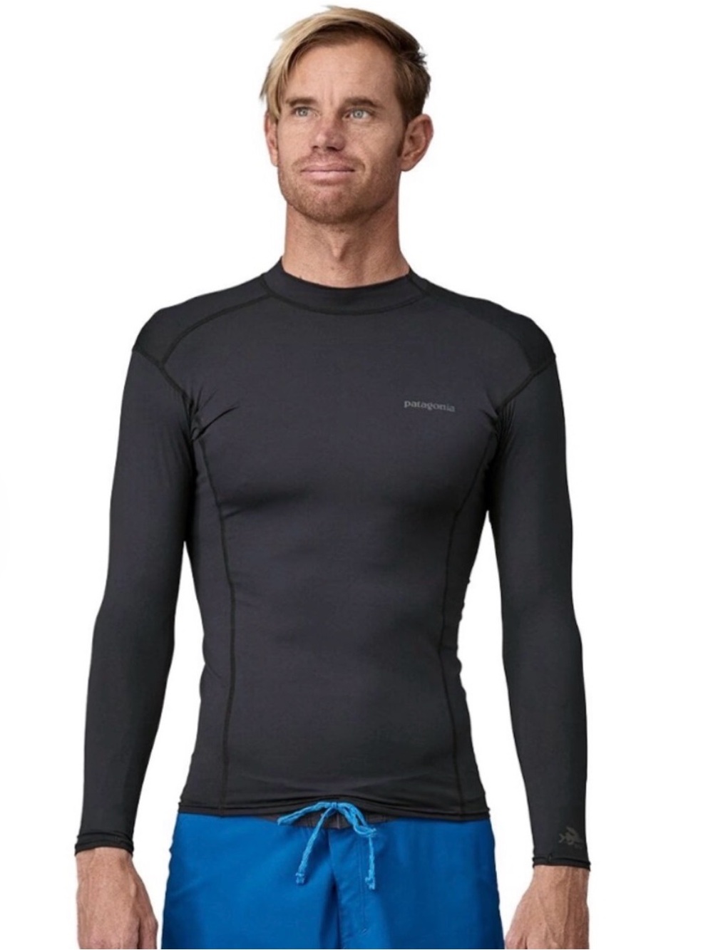 Patagonia Men's Long-Sleeve Rash Guard/ RO Surf Top - Black